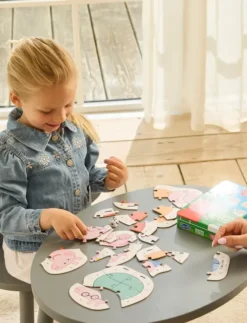 Peppa Pig - Shaped Puzzles - Puslespil - Gurli Gris - Barbo Toys