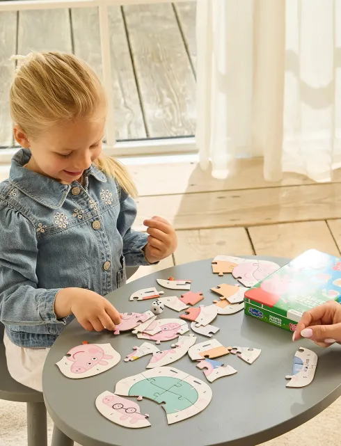 Peppa Pig - Shaped Puzzles - Puslespil - Gurli Gris - Barbo Toys