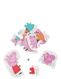 Peppa Pig - Shaped Puzzles - Puslespil - Gurli Gris - Barbo Toys
