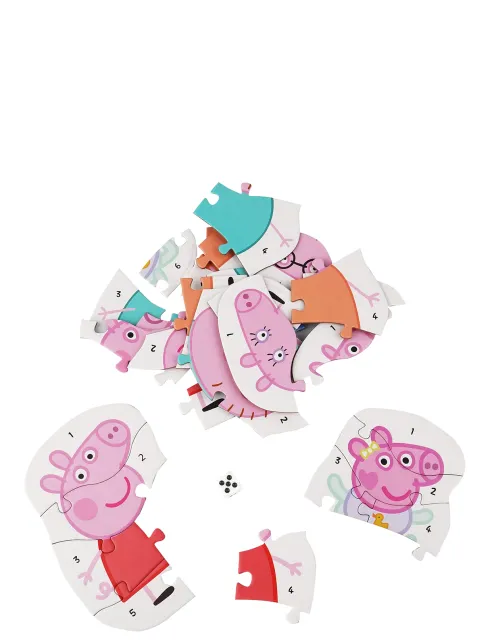 Peppa Pig - Shaped Puzzles - Puslespil - Gurli Gris - Barbo Toys