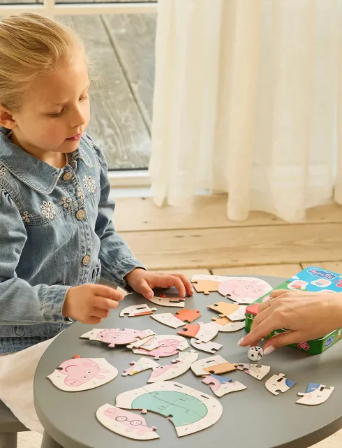 Peppa Pig - Shaped Puzzles - Puslespil - Gurli Gris - Barbo Toys