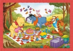 Peter Plys Puslespil - Disney - Super Color - Clementoni - 4 Stk