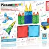 Picasso Tiles - Diamond Magnet Byggesæt Med Bil - 63 Stk