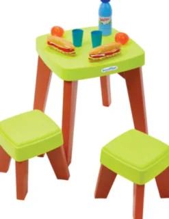 Picnic Bord Og Stole Sæt Til Børn - Med Legemad - Ecoiffier