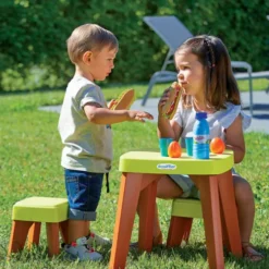 Picnic Bord Og Stole Sæt Til Børn - Med Legemad - Ecoiffier