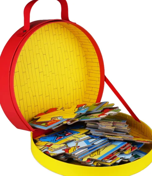 Pippi Langstrømpe - Legekuffert Med Puslespil - 40 Brikker - Barbo Toys