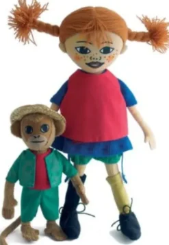 Pippi Langstrømpe Og Hr Nilsson Dukker - 30 CM