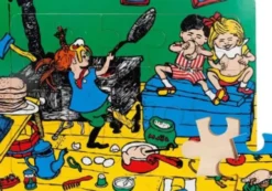 Pippi Langstrømpe - Puslespil - Pandekager - 15 Brikker