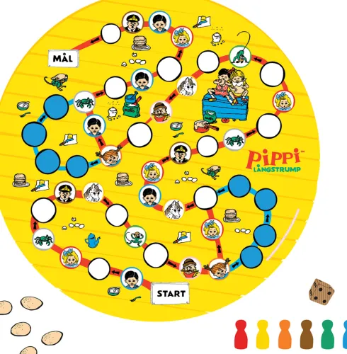 Pippi Langstrømpe Spil - Pandekagespillet