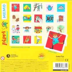 Pippi Langstrømpe - Vendespil - 36 Kort