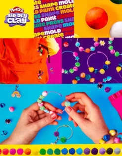Play-Doh - Air Dry Clay - Charm & Bracelet Maker - Lufttørende Ler