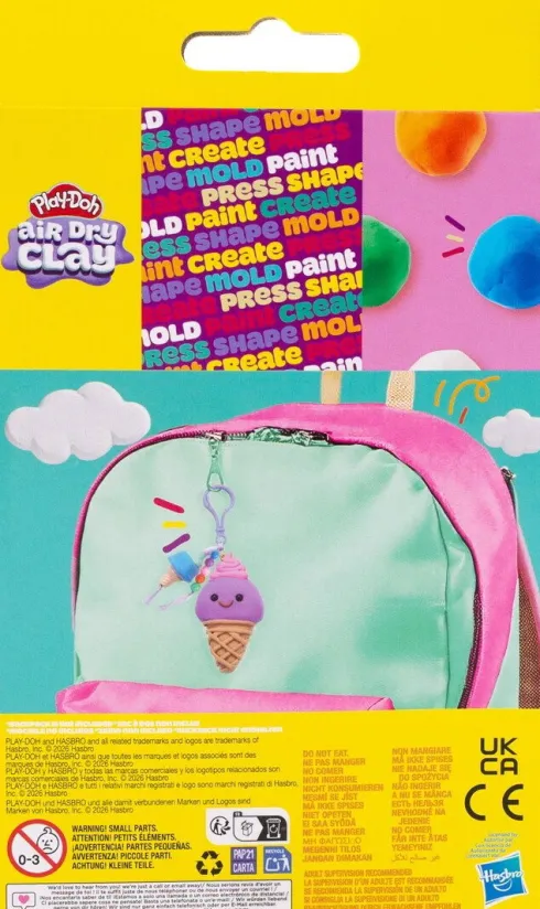Play-Doh - Air Dry Clay - Mini Bag Charms Is - Modellervoks