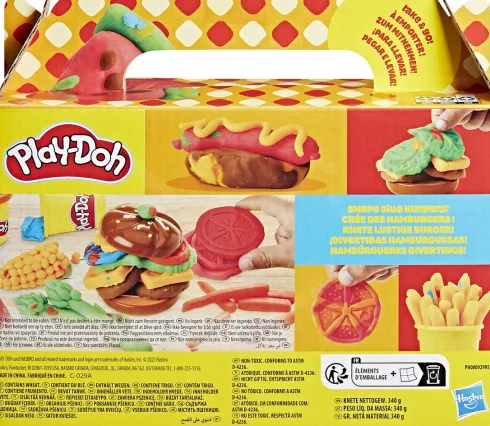 Play-Doh - Food Shapes - Assorteret - Hasbro G1609