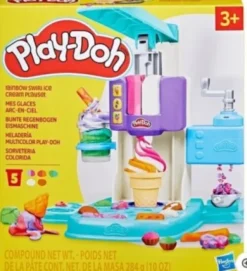 Play-Doh Ismaskine - Rainbow Swirl Ice Cream Playset