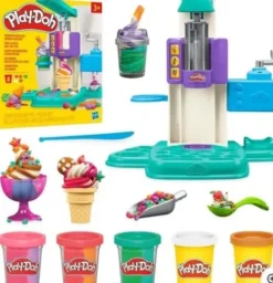 Play-Doh Ismaskine - Rainbow Swirl Ice Cream Playset