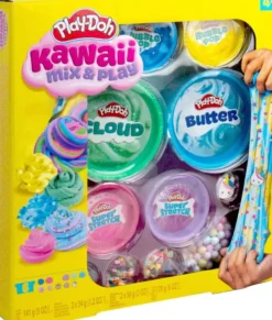 Play-Doh - Kawaii Mix & Play - Modellervoks Sæt - 6-Pak