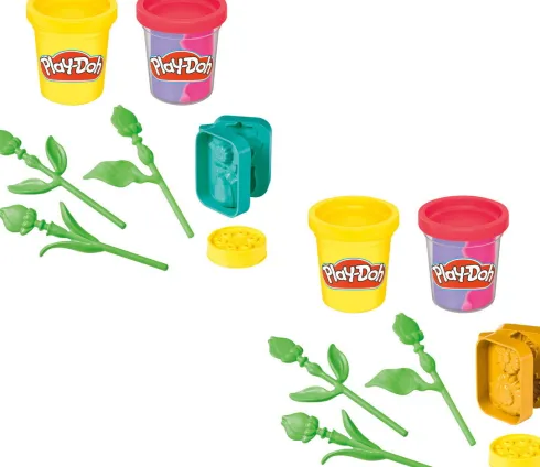 Play-Doh - Lil Flowers Modellervoks - Assorteret - Hasbro G2476