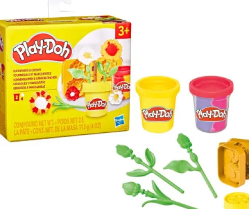 Play-Doh - Lil Flowers Modellervoks - Assorteret - Hasbro G2476