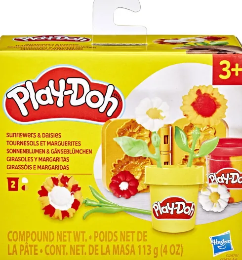 Play-Doh - Lil Flowers Modellervoks - Assorteret - Hasbro G2476