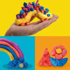 Play-Doh - Metallic Shine Modellervoks 4-Pak - Hasbro G1737