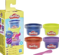 Play-Doh - Mini Farve - 4-Pak 113 G - Assorteret - Hasbro F7172