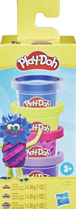 Play-Doh - Mini Farve - 4-Pak 113 G - Assorteret - Hasbro F7172