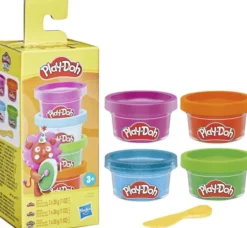 Play-Doh - Mini Farve - 4-Pak 113 G - Assorteret - Hasbro F7172