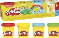 Play-Doh - Modellervoks 4-Pak 340 G - Assorteret - Hasbro G0512