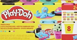Play-Doh - Modellervoks 8X680 G - Assorteret - Hasbro