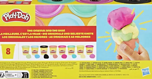 Play-Doh - Modellervoks 8X680 G - Assorteret - Hasbro