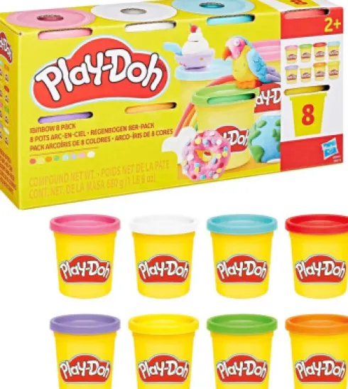 Play-Doh - Modellervoks 8X680 G - Assorteret - Hasbro