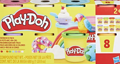 Play-Doh - Modellervoks 8X680 G - Assorteret - Hasbro