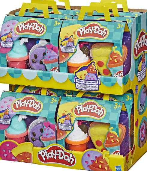 Play-Doh - Treats To Go Modellervoks - Assorteret - Hasbro G2303