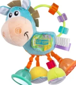 Playgro - Clip Clop Horse - Aktivitetsrangle - Blå
