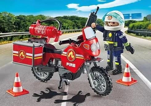 Playmobil Action Heroes - Brandbil På Ulykkesstedet - 71466