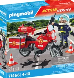 Playmobil Action Heroes - Brandbil På Ulykkesstedet - 71466