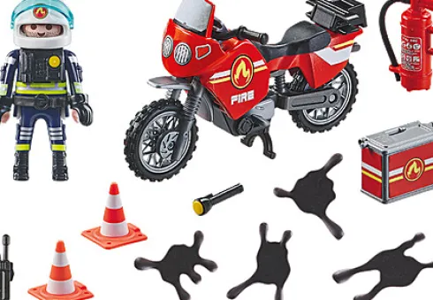 Playmobil Action Heroes - Brandbil På Ulykkesstedet - 71466