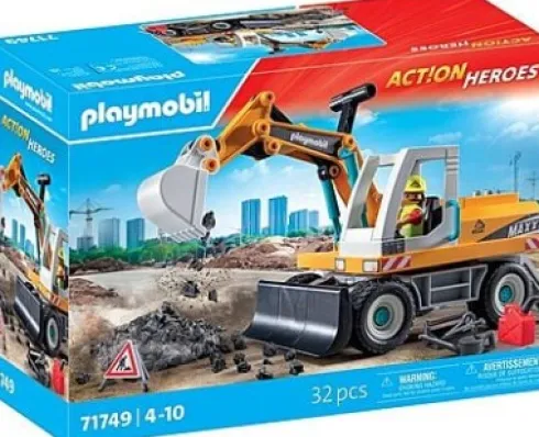 Playmobil Action Heroes - Stor Gravemaskine - 71749