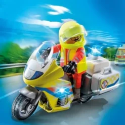 Playmobil City Life - Lægemotorcykel Med Blinklys - 71205