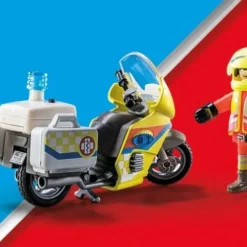 Playmobil City Life - Lægemotorcykel Med Blinklys - 71205