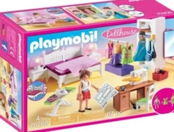 Playmobil Dollhouse - Soveværelse Med Syhjørne - 70208