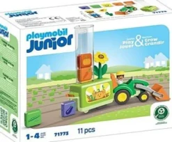 Playmobil 71773 - Junior - Tractor With Load And Drop Planter