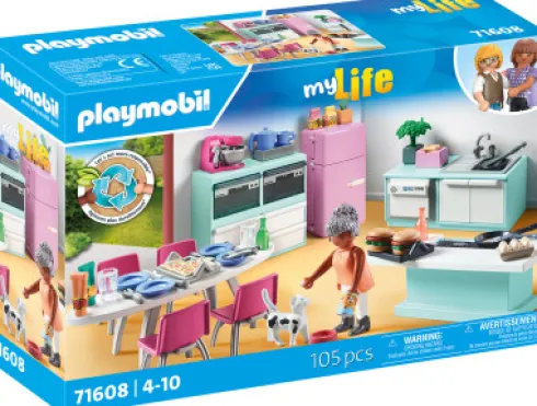 Playmobil My Life - Køkken Med Spiseplads - 71608