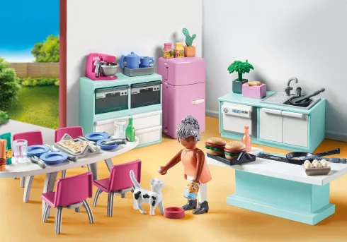 Playmobil My Life - Køkken Med Spiseplads - 71608