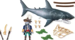 Playmobil Pirates - Kæmpe Haj Med Pirat Figur - 71793