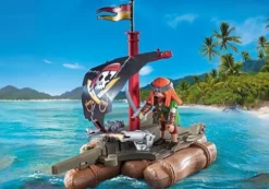 Playmobil Pirates - Piratflåde Med Skat - 71794