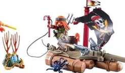 Playmobil Pirates - Piratflåde Med Skat - 71794