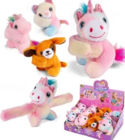 Plush - Mini Bamse Med Slap-On Effekt - Assorteret - Vn 63412