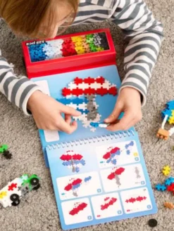 Plus Plus - Activity Pad - Puzzle By Number - Transportation - 125 Brikker