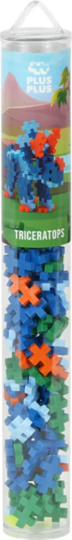 Plus Plus Brikker - Dinosaur Triceratops - Tube Med 100 Dele